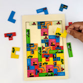 Wooden Intelligence Vehicle Theme Puzzle - EKT3810